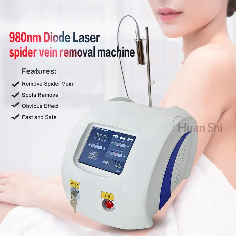 yyhc High quality Professional 980 nm Diode Laser Vascular     Spider Vein Removal Machine