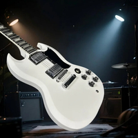 New Products White SG Electric Guitar 2H Pickups Rosewood Fingerboard Mahogany Body Chrome Hardware Jazz Metal Free Shipping