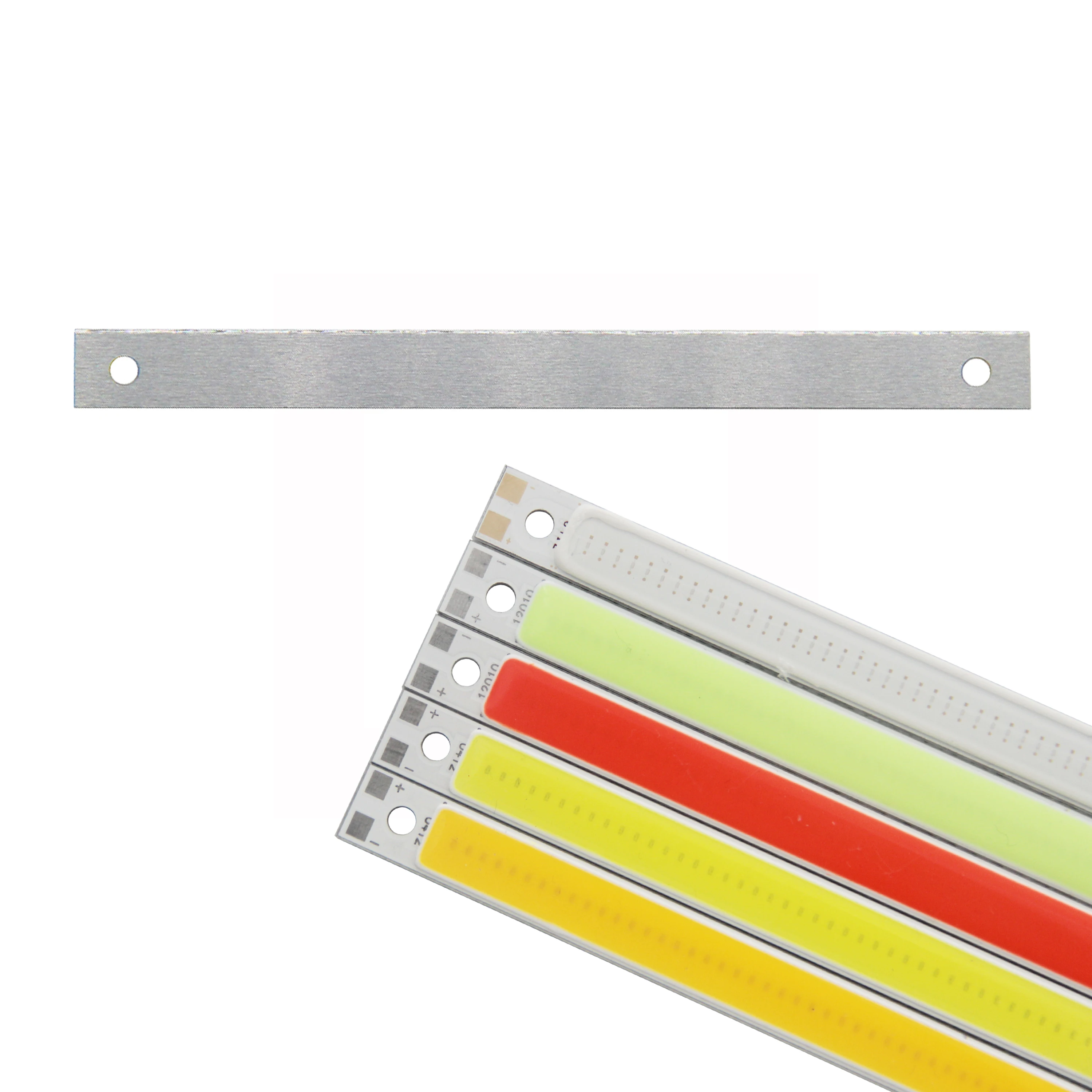 FTZOTOF LED 12v Dc 120x10mm COB 10W Strip żarówka do lampy biurko Diy dom światła niebieski czerwony zielony ciepły zimny biały 12cm Bar Chip