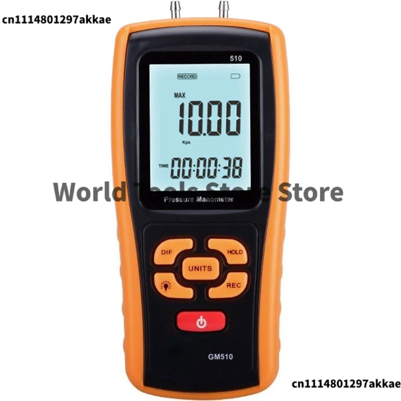 GM522 Gas Differential Pressure Gauge for Liquefaction Pipeline ±100KPA High Precision