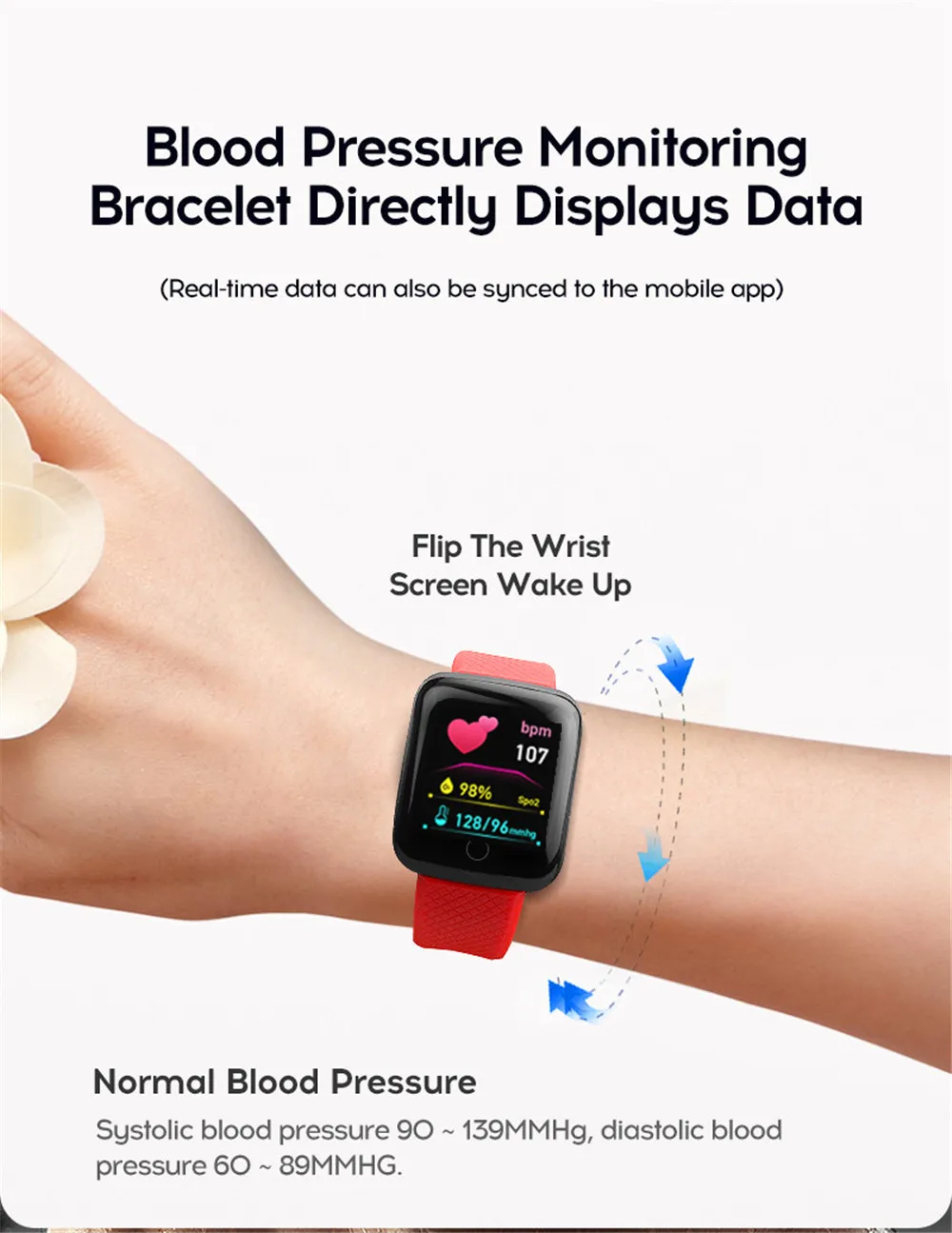 Children\'s Smart Digital Connected Watch With Call Reminder Step Count Heart Rate Monitoring For Children Men Women Watch Hours