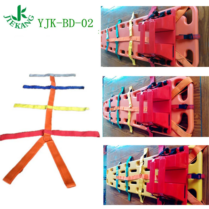 Spinal Plate Float Rescue Folding Stretcher Folding Plastic PE Casualty Fixation Lift Plate Spider with Head Retainer
