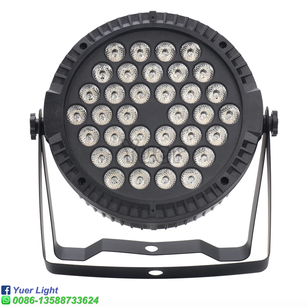 YUER NEW Mold LED Par 36X3W UV Profession Stage Light DMX512 Effect Light For Disco DJ Music Party Club Dance Floor Nightclub