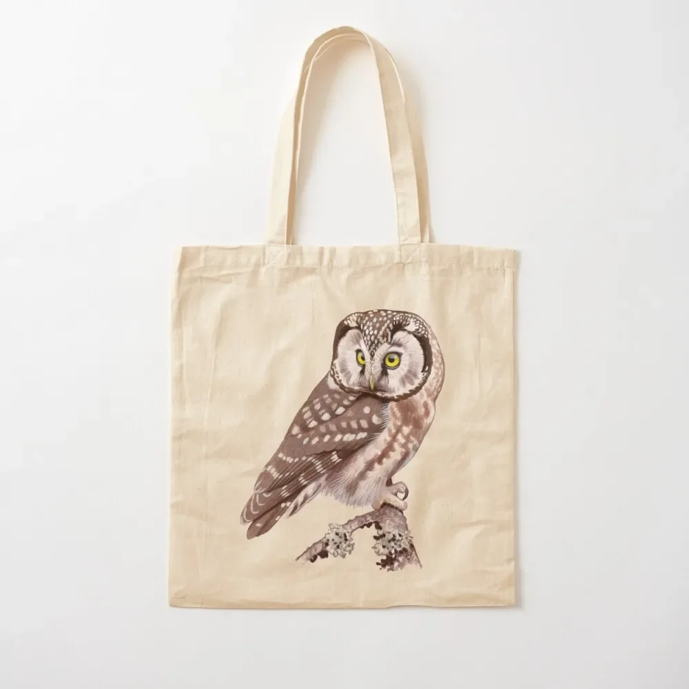 

Tengmalm's Owl Tote Bag Eco bag tote bag canvas Shopper