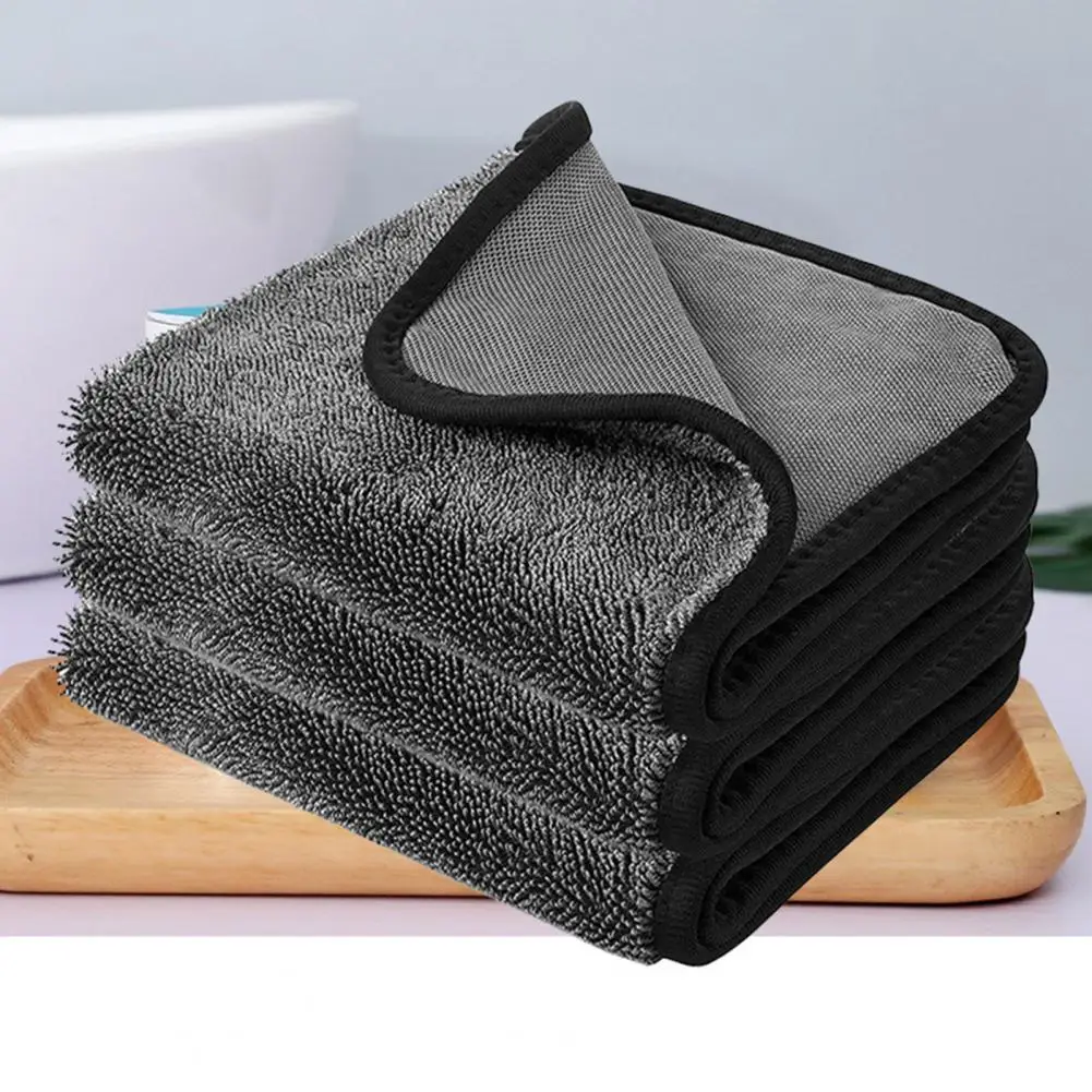 Microfiber Car Drying Towel Super Absorbent Microfiber Car Wash Towel Quick Drying Thickened Softness for Car Beauty Wipes A