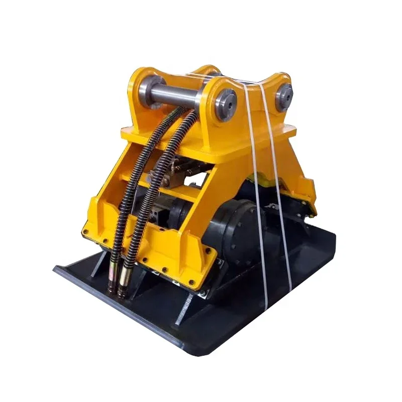 Excavator soil compactor, hydraulic vibrating plate compactor machine price for sale