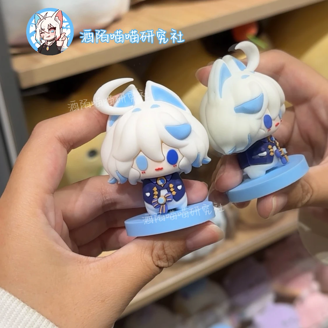 Genshin Impact Game Ambitus Furina коллеги 5 см q версия мини-размер модель ручной работы украшение милый настольный орнамент подарок