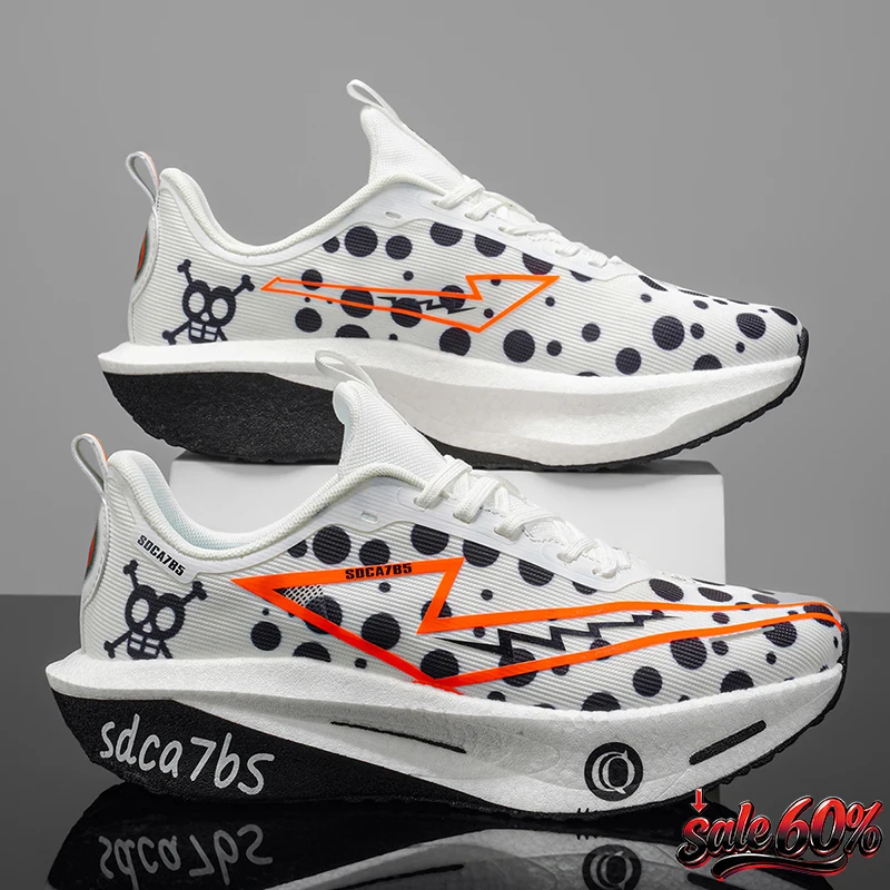 2026 Air Cushion Jogging Shoes Running Shoes Carbon Board Marathon Men Sports Breathable Lightweight Women's Nonskid Sneakers