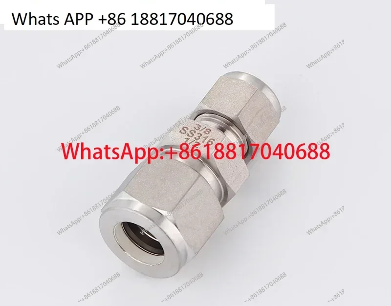 

Card sleeve reducer 316 stainless steel reducing joint metric imperial card sleeve two-way straight through