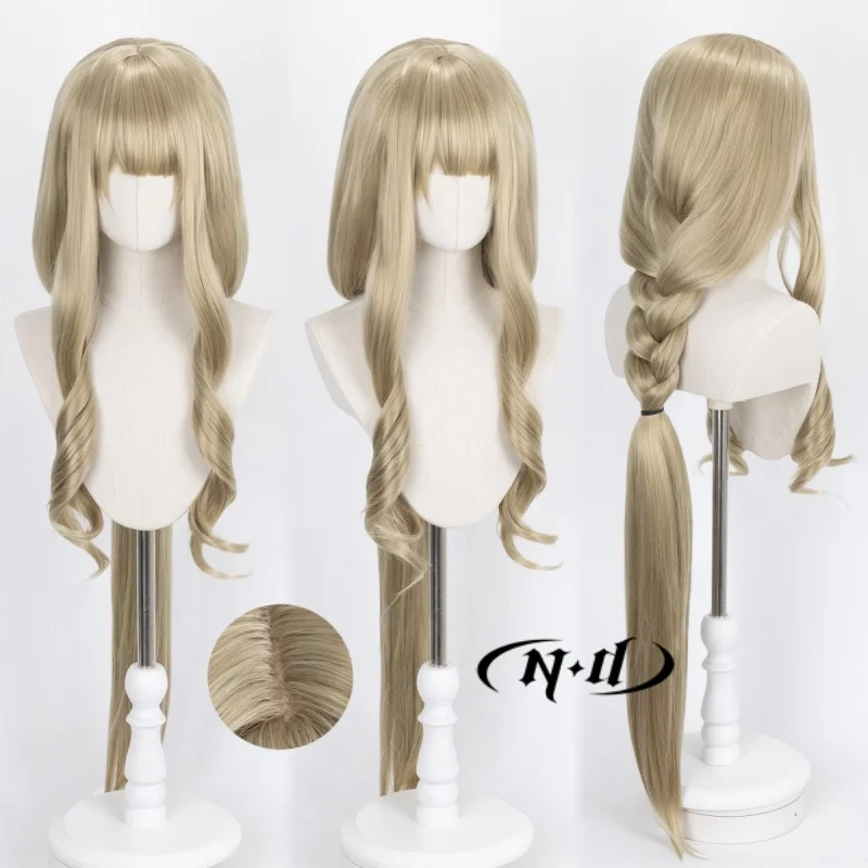 ND Muelsyse Cosplay Wigs Hairpiece Arknights Cosplay Hair Wigs for Comic Con Coser Women Costume Theme Party Heat Resistant