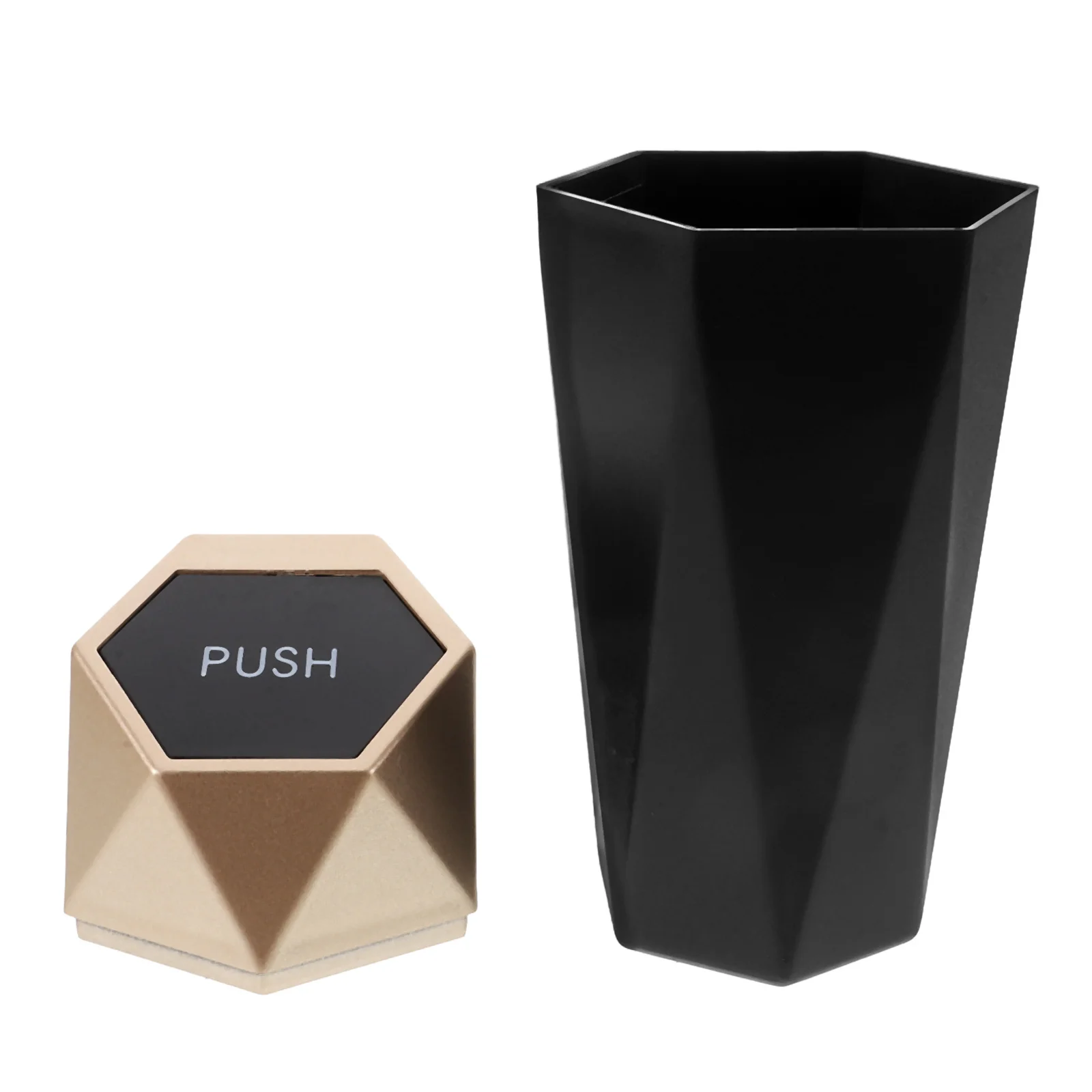 

Small Car Trash Can Mini Portable Leakproof Plastic Garbage Bin with Lid Vehicle Waste Container for Outdoor Office Home Use