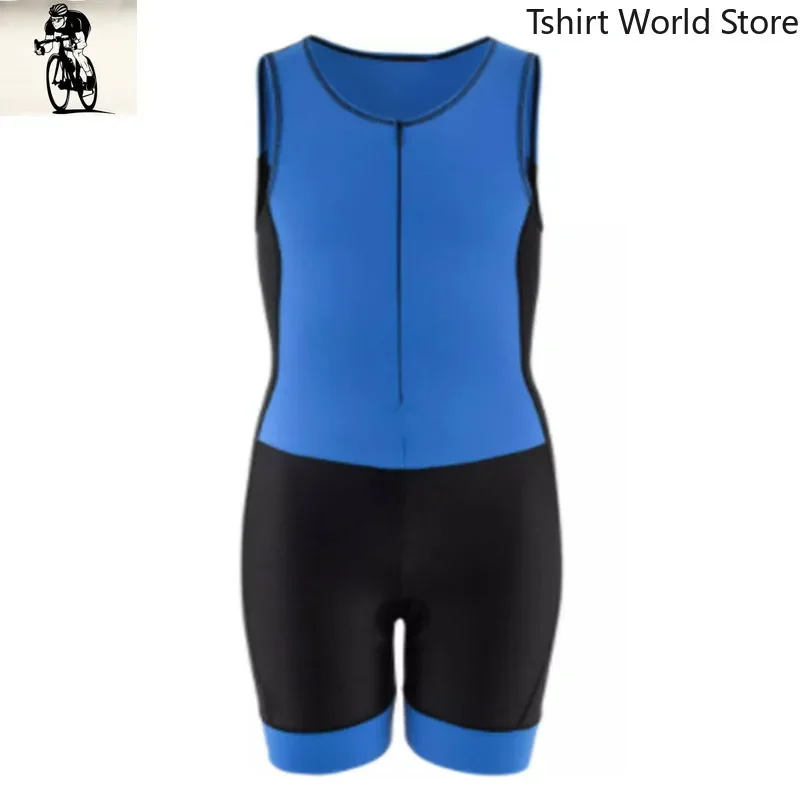 2025 Newest Design Jumpsuit Triathlon Jersey Clothing Skinsuits Sleeveless Bike Wear Swimming Running Cycling Sportswear For Men