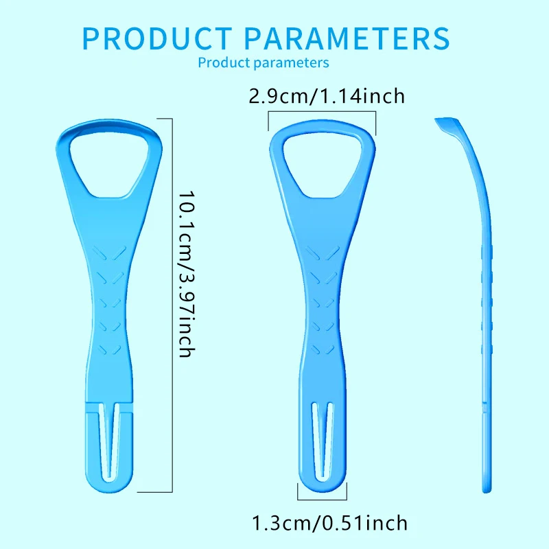 Grattoir à langue pliable réutilisable, brosse avec cure-dents, soins bucco-dentaires pour garder une haleine fraîche, nettoyeurs de langue, 5 pièces