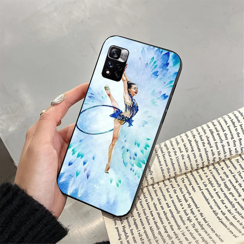 

Gymnastics GYM Phone Case for Xiaomi Redmi note 13 12 Pro 11S 11 10 Pro 10S 12S Redmi 10 Shell Funda