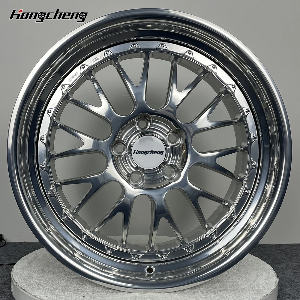 26 Style Custom 2 3-piece Alloy Forged Wheels 5x112 5x130 18 19 20 21 22 Inch Deep Concave Chrome Rims
