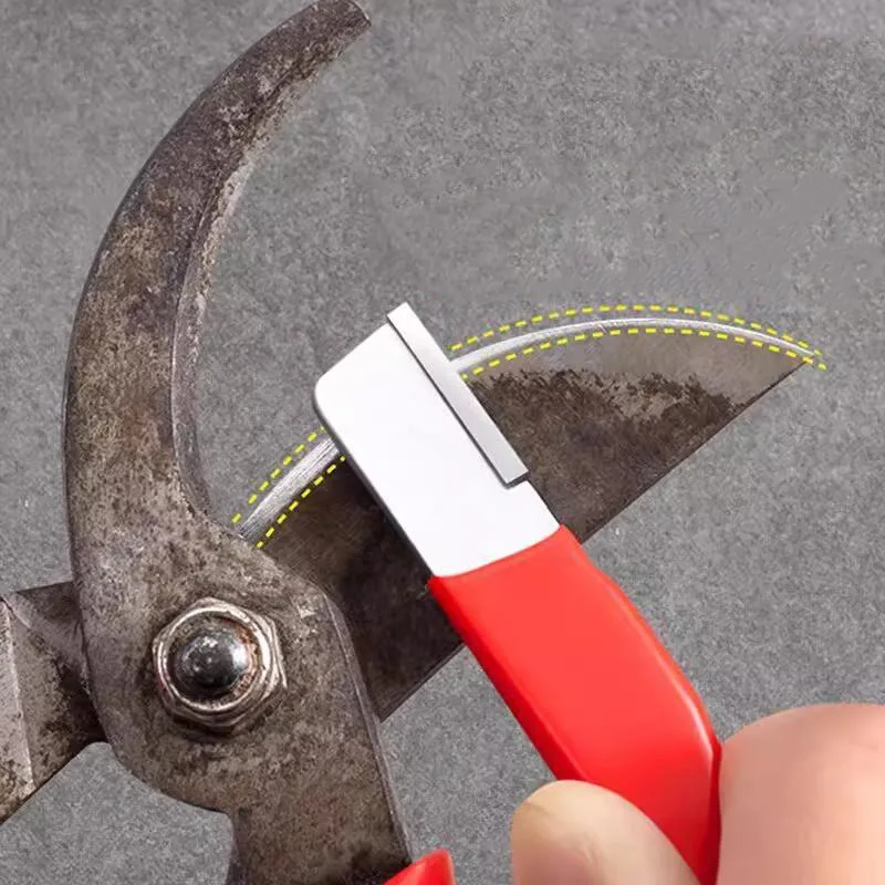 12cm Portable Quick Sharpener Handheld Knife Grinding Stone Steel Sharpener Kitchen Garden Axe Scissors Pocket Scraper