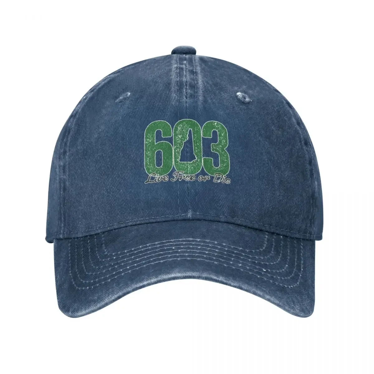 

603 New Hampshire Live Free or Die NH Baseball Cap Mountaineering Ball Cap Mens Caps Women'S