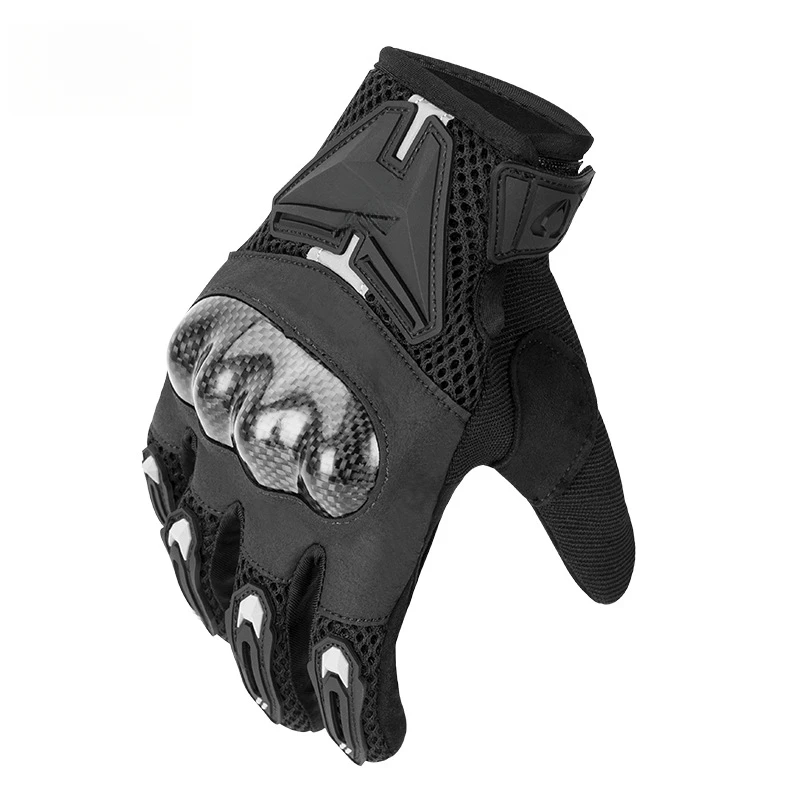

Motorcycle Riding Gloves Men's Anti-Fall Breathable Motorcycle Racing Non-Slip Four Seasons Universal Carbon Fiber Gloves