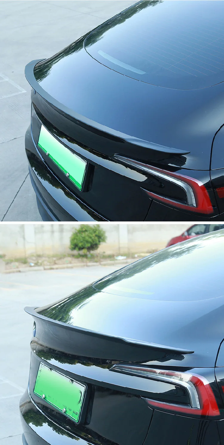 HEENVN Spoiler for Tesla Model 3 Highland 2026-2024 Car ABS Carbon Pattern Trunk Tail Wing Original High-performance Accessories