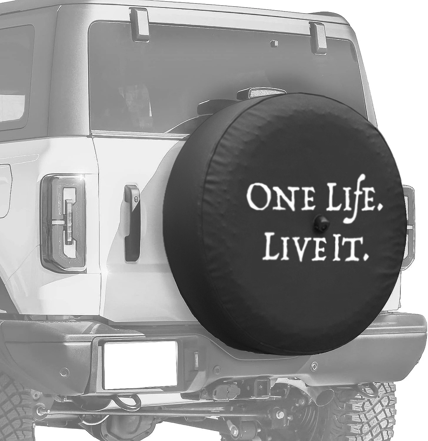 

Spare Wheel Tire Cover with Back-up Camera for Ford Bronco 2021 2022 2023 2024 2025 PU Leather Wheel Protector Accessories