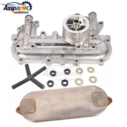 Full Set Oil Cooler Cover Filter Bracket Sub-Assy 15609-54042 15710-54050 For Toyota Hilux 2L 3L LN86 LN56 LN13 1983-2004 Repair