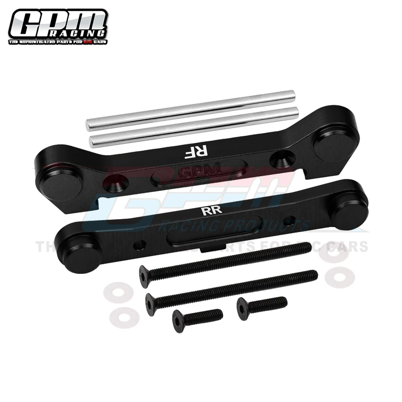 GPM Alu 7075 Support de suspension inférieur arrière pour LOSI 1/10 Lasernut TenMIDDB Pro