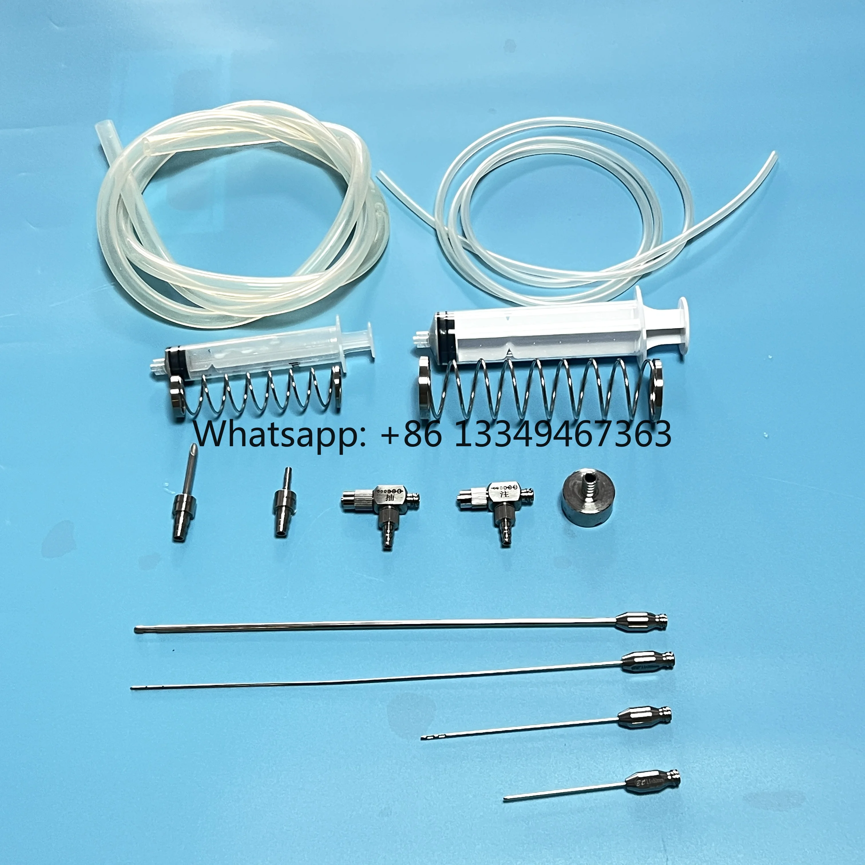 Manual Stainless Steel and System with Vacuum Technology for Body Fat Collection