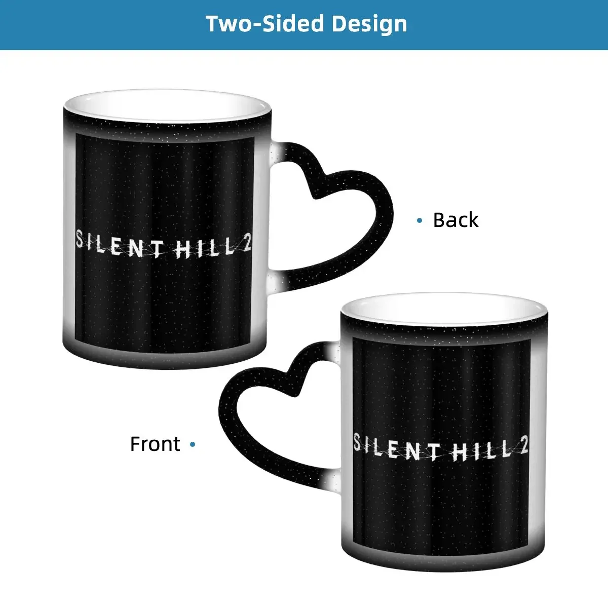 Silent Hill F Horror Game Mug Funny Ceramic Coffee Cups Tea Mugs Milk Cup Drinkware Gift for Woman Man
