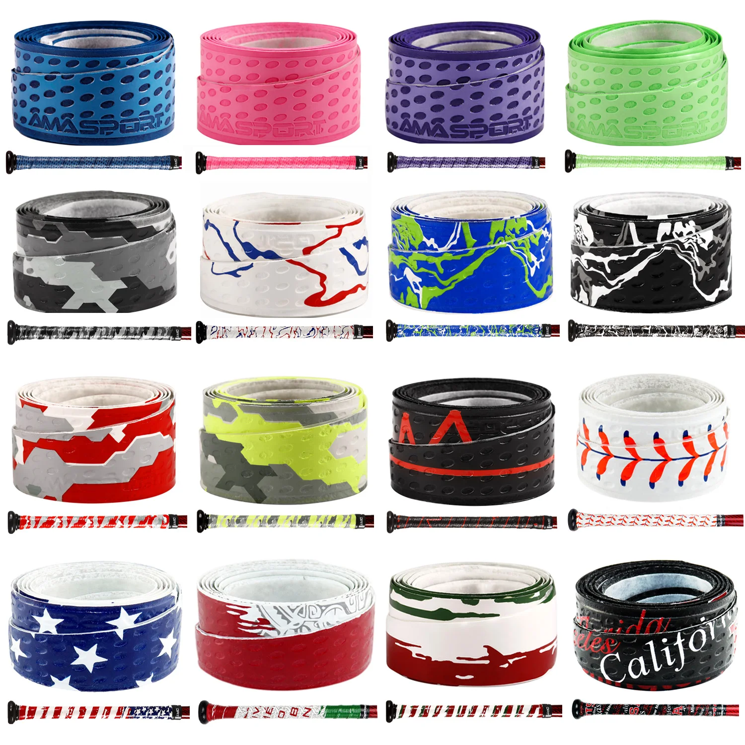 AMA SPORT Colorful Bat Grip Ta - Sports Equipment Bat review and price