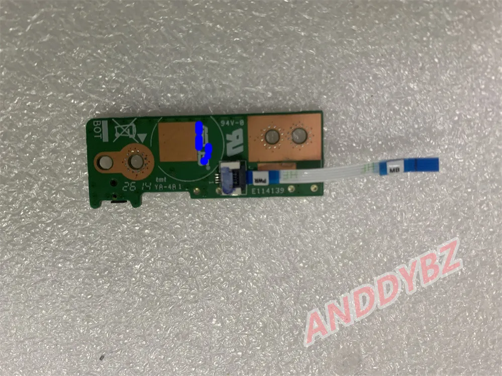 Genuine  for asus q551ln laptop power button board with cable 60nb0690-ps1040-210 Works perfectly