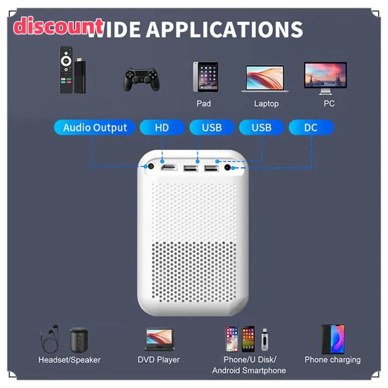

Превосходное качество-X10 Wi-Fi Мини-проектор 1080P HD Универсальный проектор Ручной зум Проектор для смартфона Кино ПК Телевизор Прочный с