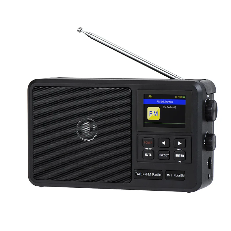 CS-806 draagbare internet FM-radio, draagbare multifunctionele DAB FM-radio