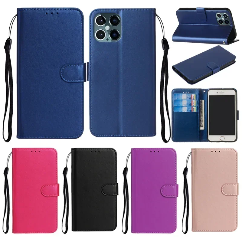 For Xiaomi 13T 2306EPN60G Magnetic Leather Solid Color Flip Case For Xaomi 13T Xiaomi 13 12 12T Pro 12 13 Lite Wallet Cover Etui