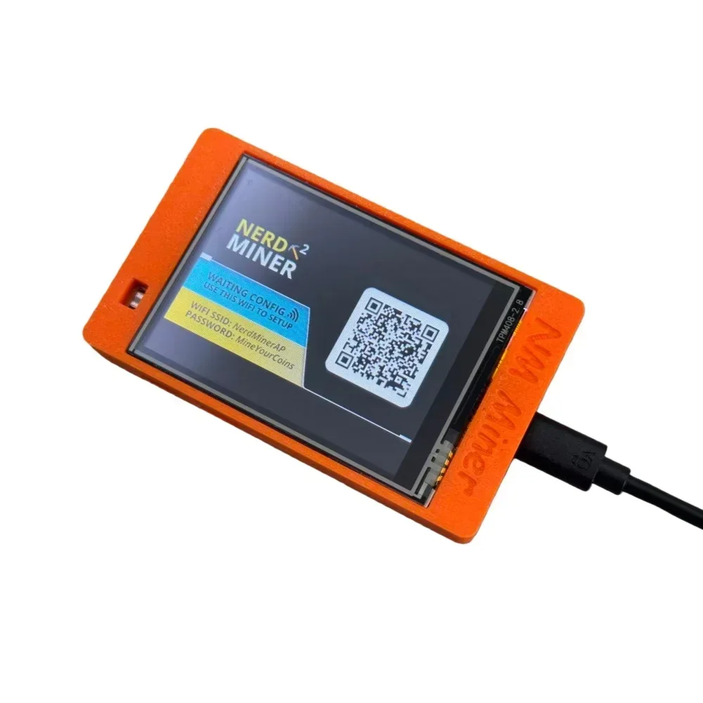 NMMiner ترقية nerdMiner V2 2.8 بوصة عرض آلة اليانصيب منخفضة سولو 1010KH/S سولو مينر التشفير مينر الاستخدام المنزلي BTC #2