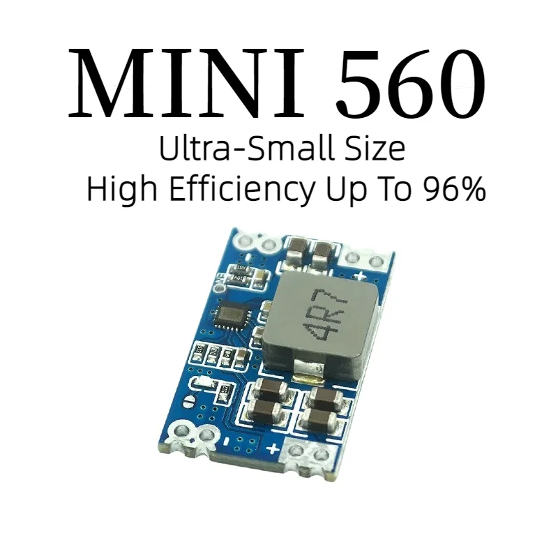 Mini560 Step Down Buck Converter 3.3V 5V 9V 12V Fixed Output 5A High Current Sync Rectifier PCB Mount Power Supply