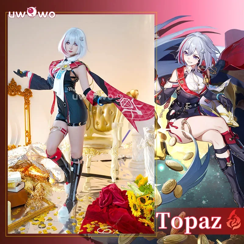 Collab Series: Honkai Star Rail HSR Cosplay Topz Cosplay Costume Topaz Cos Outfits