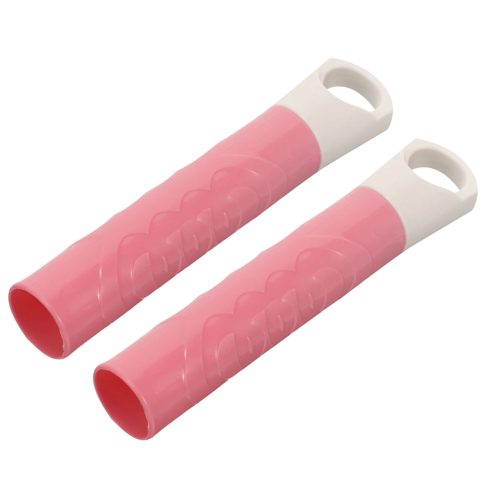 

2 Pcs Broom Handle 22mm Blue Mop Clothesline Pole Head Sleeve Plastic End Replacement Home Cleaning Accessories
