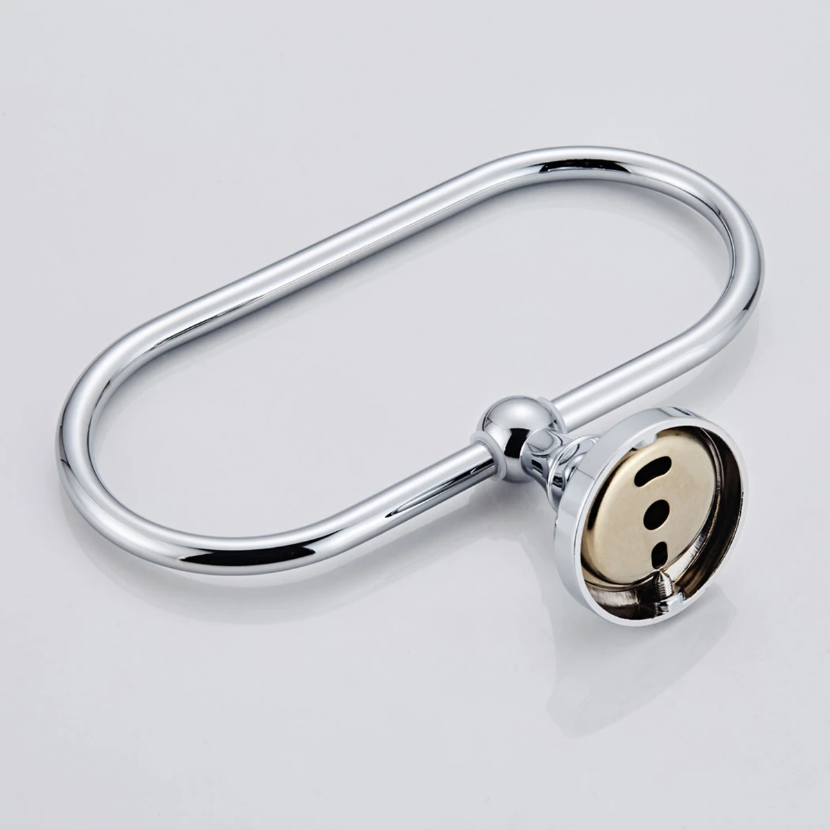 

Modern Design Bathroom Towel Ring Durable Copper Rust Proof Wall Mount Home Decor Kitchen Use Easy Installation Space Saving