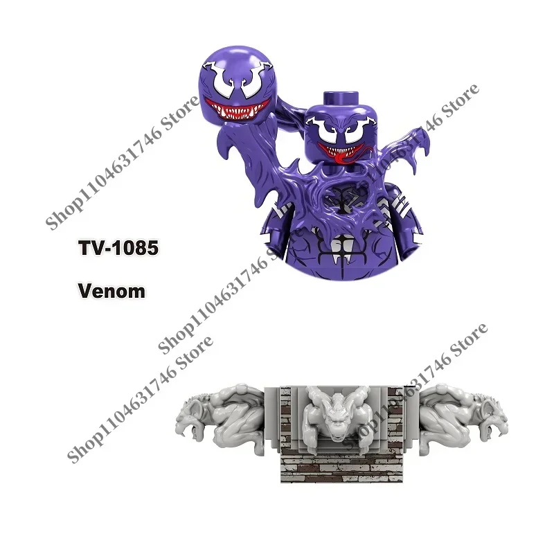 Marvel Mini-Bausteine Die Fantastischen Vier Superhelden-Bausteine Silver Surfer Galactus Puppen-Bausteine Partygeschenke