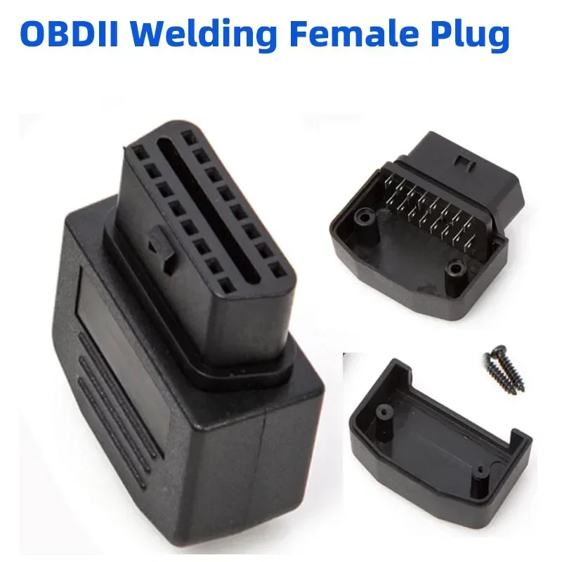 

OBD Женский разъем OBD2 16-контактный разъем OBDII Адаптер OBDII Разъем J1962F Женский разъем OBD2