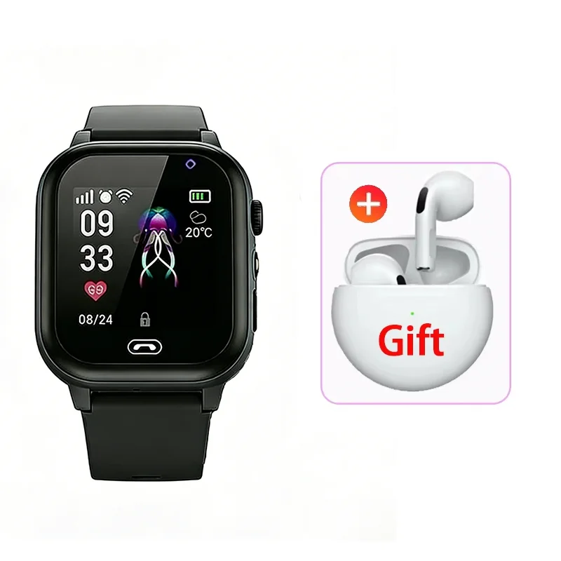 Lenovo 2027 5G Kinder-Smartwatch SOS GPS Videoanruf Kamera Wasserdicht SIM-Karten-Unterstützung Kopfhörer Kinderuhr für Jungen Mädchen
