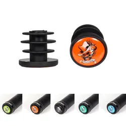 Pirate Captain Bicycle Handlebar End Plugs  MTB Grip Handle Bar Cap Mountain Road Bike Grip Stopper BMX Bike Accessorie