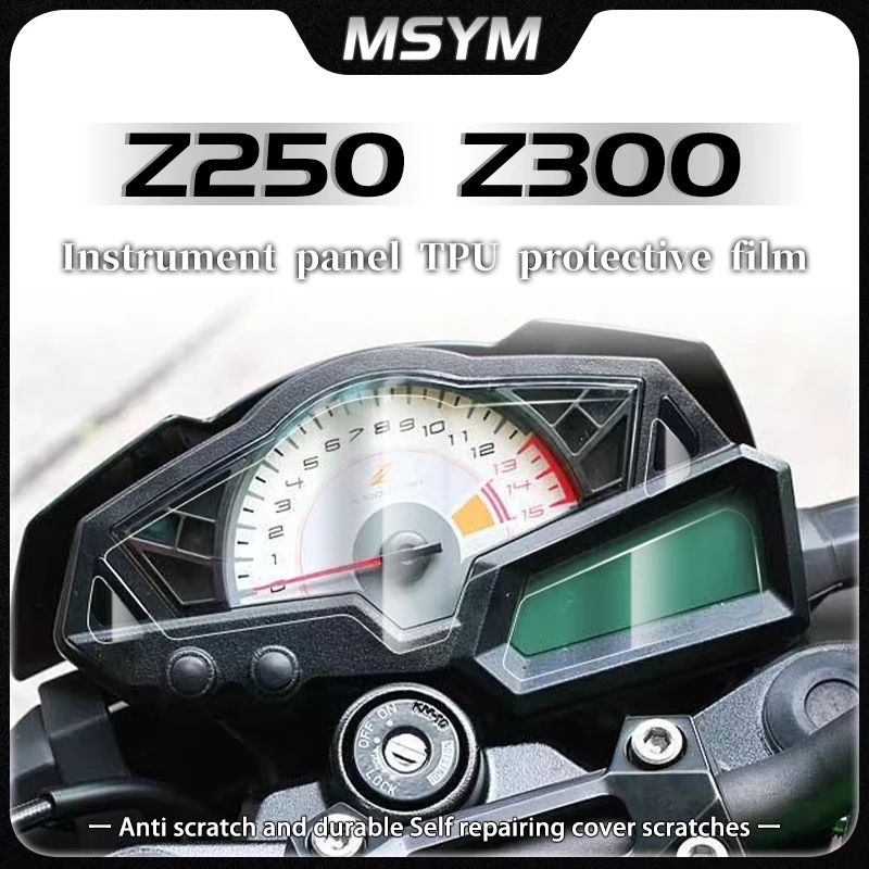 

For Kawasaki Z250 Z300 Ninja300 Ninja250 Z 250 Z 300 Motorcycle Accessories Cluster Scratch/Screen Protection Film Protector