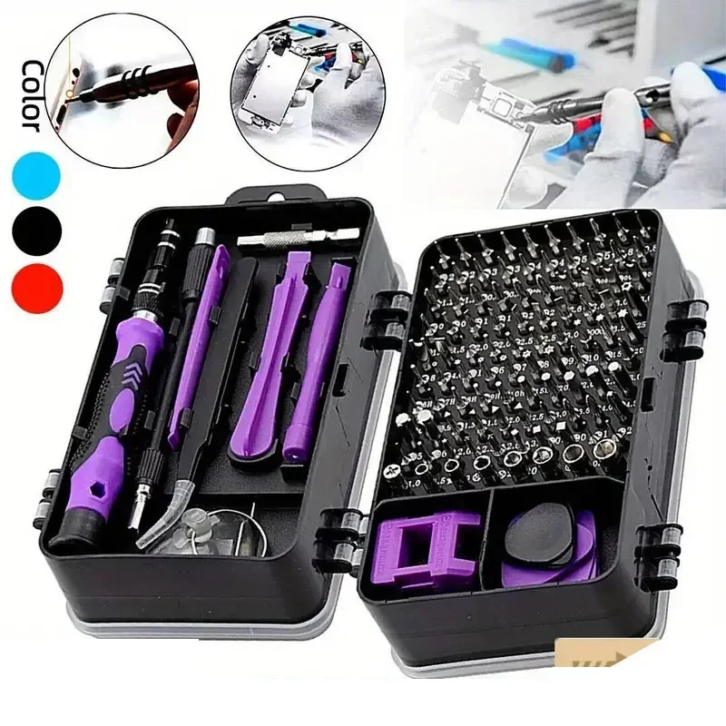 115-in-1 Mini Precision Screwdriver Set for Car Computer, PC, Mobile Phone and Device Repair, Insulated Hand Home Tools Tools