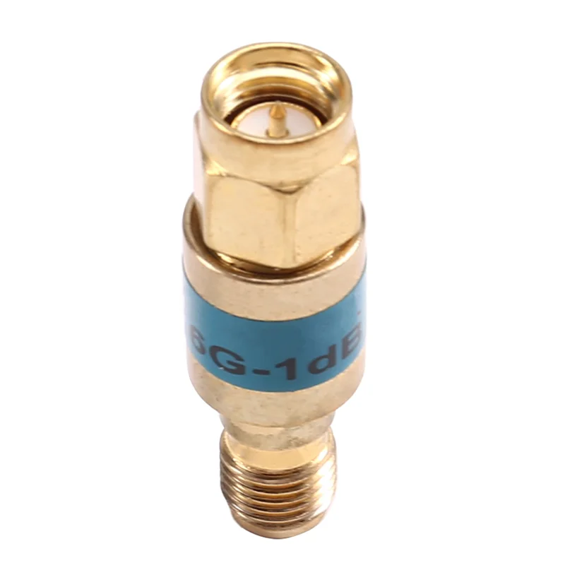 AT19-DC-Blocker Connector 2W DC-6Ghz 50Ohm SMA Male To SMA Female Gold Plate Coaxial Block SWR≤ 1.2 High Quality