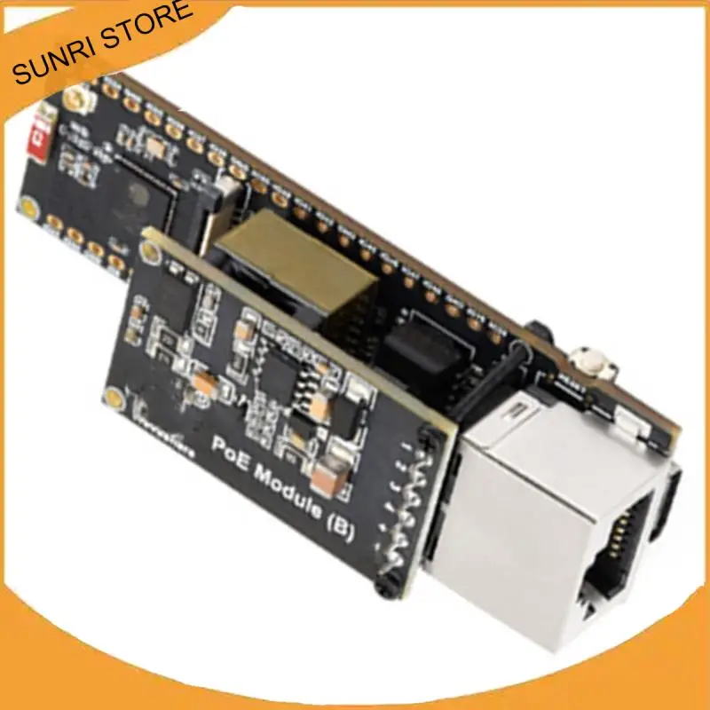 

SUNRI-2X ESP32-S3 Плата разработки ETH, порт Ethernet RJ45 10/100 Мбит/с, поддержка Wi-Fi и Bluetooth, двухъядерный процессор B, 240 МГц