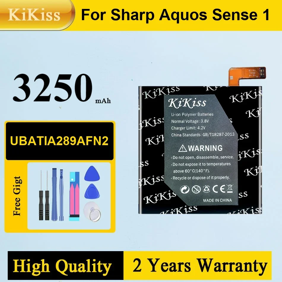 

Сменный аккумулятор UBATIA289AFN2 емкостью 2700 мАч для Sharp AQUOS Sense 1 Sense1, гарантия на высококачественные аккумуляторы + номер трека