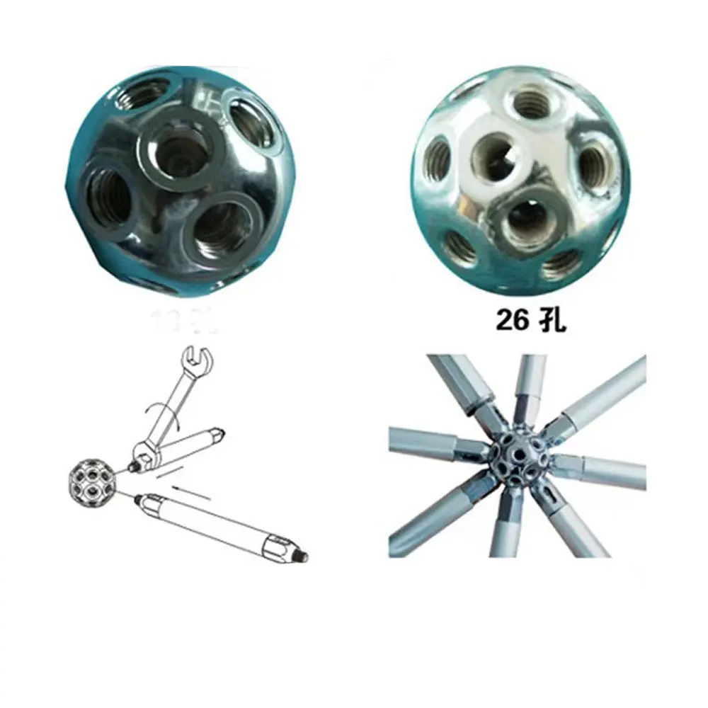 

CL-VMC011 26hole ball connector for Led Pixel Bar Multiple 26 holes ball for 360 tube light