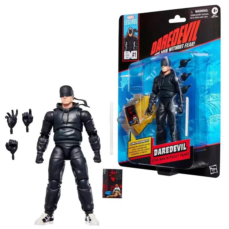 In Stock Hasbro Marvel Legends Series   The Man Without Fear Daredevil Models Anime Movie Toys Model Action Figure Gift Hobbies