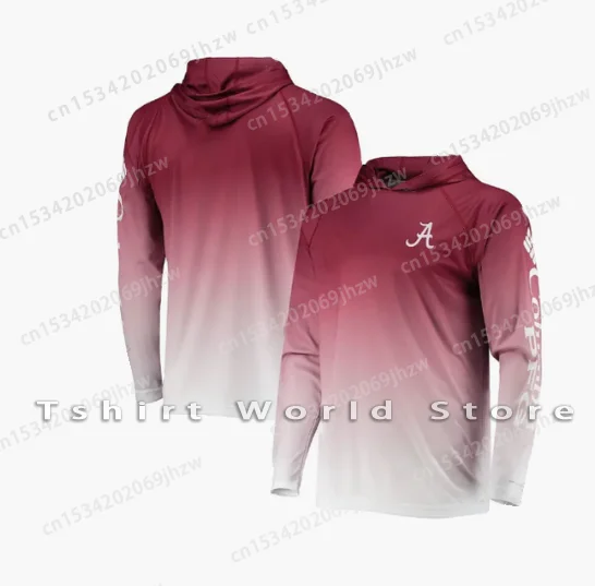 كولومبيا Pfg قمصان الصيد مقنعين الصيف الرجال طويلة الأكمام ملابس الصيد Upf 50 تنفس الصيد Camisetas Pesca دي Pesca #4